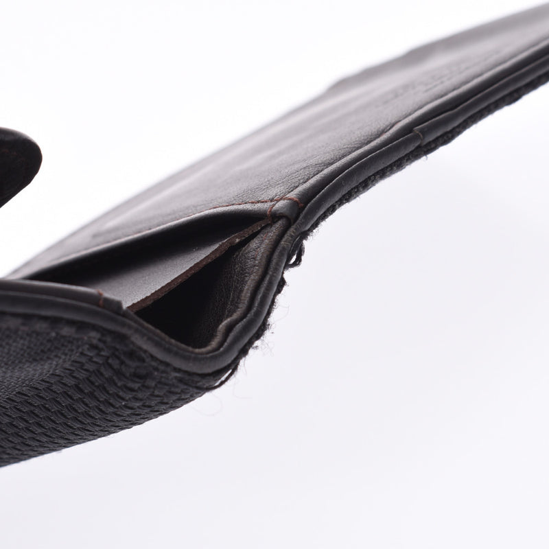 LOUIS VUITTON Louis Vuitton damierien portovie9 Caltex perpetual black M93548 men's wallets B rank used silver