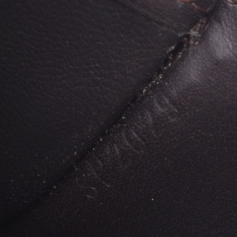 LOUIS VUITTON Louis Vuitton damierien portovie9 Caltex perpetual black M93548 men's wallets B rank used silver