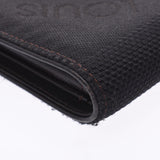 LOUIS VUITTON Louis Vuitton damierien portovie9 Caltex perpetual black M93548 men's wallets B rank used silver