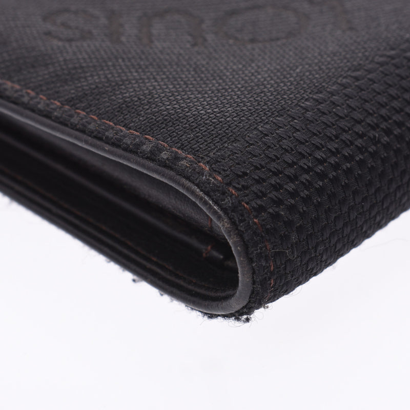 LOUIS VUITTON Louis Vuitton damierien portovie9 Caltex perpetual black M93548 men's wallets B rank used silver