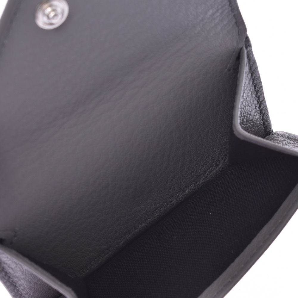 バレンシアガペーパーミニウォレット コンパクトウォレット グレー