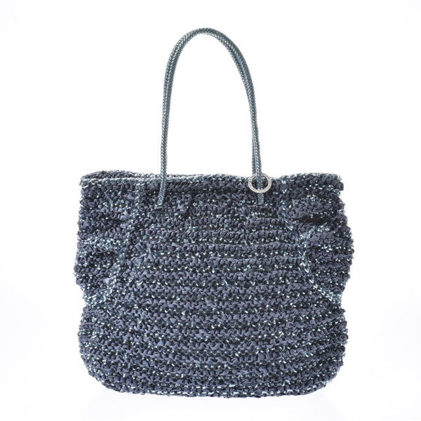 ANTEPRIMA Tote Bag Blue Ladies Wire/Nylon Handbag B Rank Used Ginzo