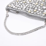 ANTEPRIMA Accessory Pouch Silver Ladies Wire/Bijou Handbag AB Rank Used Ginzo