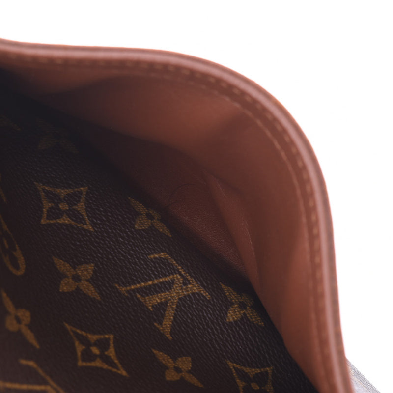 LOUIS VUITTON Ruiviton monogram, Brava, Brown, M51221, Ladies, shoulder bag, B, used silver.