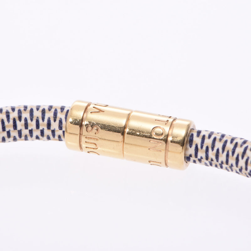 Louis Vuitton Damier Azur Keep It Bracelet M6138E Damier Azur Bracelet  Damier Azur