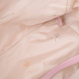 CHANEL香奈儿纽特标签线图腾MM粉色中性尼龙/皮革手提包B级二手银藏