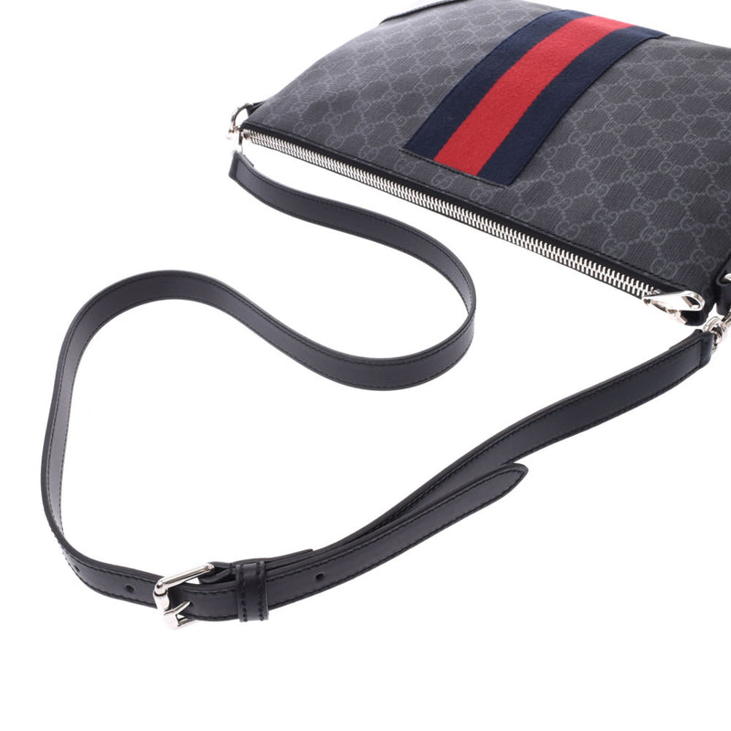 Gucci GG 2WAY bag purse bag Gree / black men's messenger bag ...