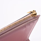 LOUIS VUITTON Monogram Portofeuil樱桃木小巧钱包Rose Ballerine M61911女士三折钱包B等级二手Ginzo