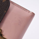 LOUIS VUITTON Louis Vuitton Monogram Portofeuil Cherrywood Compact Wallet Rose Ballerine M61911 Ladies Tri-Fold Wallet B Rank Used Ginzo