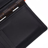 LOUIS VUITTON ルイヴィトンモノグラムポルトフォイユブラザヒンジブラウン / orange M67449 men long wallet B rank used silver storehouse