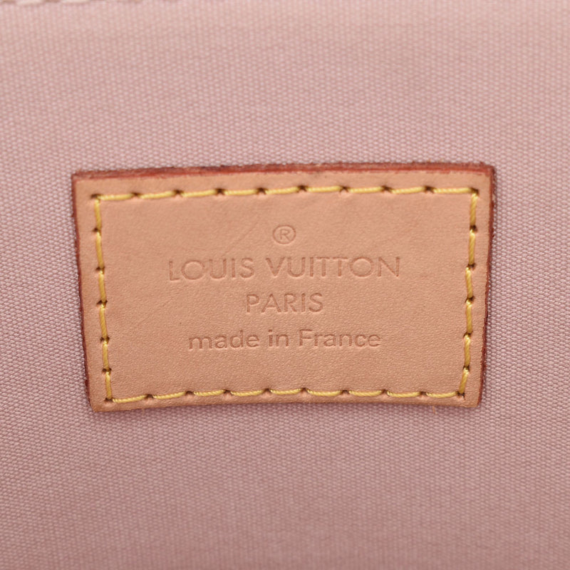LOUIS VUITTON Louis Vuitton Verni Alma PM Rose Florentin M91614 Ladies handbag B rank used silver store