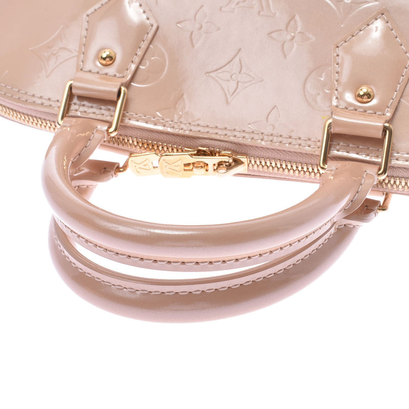 LOUIS VUITTON Louis Vuitton Verni Alma PM Rose Florentin M91614 Ladies handbag B rank used silver store