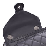 CHANEL シャネル マトラッセ チェーンショルダーバッグ ダークグレー アンティーク調シルバー金具 レディース レザー/ハラコ ショルダーバッグ Bランク 中古 銀蔵