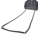 CHANEL シャネル マトラッセ チェーンショルダーバッグ ダークグレー アンティーク調シルバー金具 レディース レザー/ハラコ ショルダーバッグ Bランク 中古 銀蔵