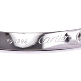 CARTIER Cartier Love bracelet half diamond #17 old unisex K18WG bracelet a-rank used silver