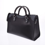 BALENCIAGA Valerciaga: The Giant City Handbag Black Ladies Carf Enamel 2WAY bag AB AB AB Rankō Chiginzo