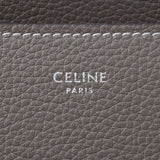 CELINE セリーヌ ラゲージ マイクロショッパー グレー レディース カーフ ハンドバッグ 新同 中古 銀蔵