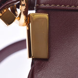 CARTIER Cartier, the Mast, the Shoulder Bordeaux Ladies, Lady Reds, the Sholder Bag B, B-Chg, used silver.