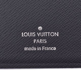 LOUIS VUITTON Louis Vuitton Monogram Eclipse Portofoile Braza Black/Grey M61697 Men's Long Wallet Shinto Used Ginzo