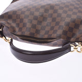 Louis Vuitton Damier port Velour GM brown n41184 Womens Damier canvas one shoulder bag ab