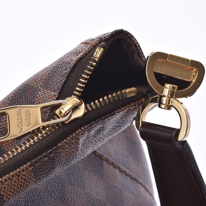 Louis Vuitton Damier port Velour GM brown n41184 Womens Damier canvas one shoulder bag ab