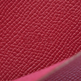 HERMES agenda GM bi-color rose Tyrian/Tosca silver bracket □O engraved(circa 2011) unisex Vo Epson Notebook Cover B rank used silver