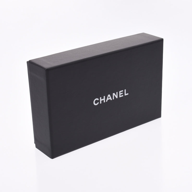 CHANEL Chanel Matrasse Coco Mark Black Gold Metal Fittings Ladies Caviar Skin Coin Case New Same Used Ginzo