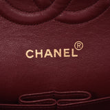 CHANEL Chanel, Mazar, Chorda, 25cm, Flap, Black Gold, Gold, Ladies, Ramskin, Sharder Bag, Class A, Chord, Chord, Silver.
