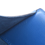 LOUIS Vuitton Louis Vuitton epicluny blue m52255 women's Epi leather shoulder bag AB rank used silver