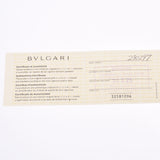 BVLGARI ブルガリ 黒 メンズ カーフ型押し カードケース 新同 中古 銀蔵