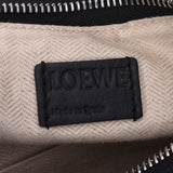 LOEWE Loewe puzzle small bag 2Way bag black silver fittings lady scarf handbag a-rank used silver warehouse