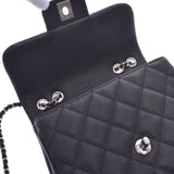 CHANEL シャネル ミニマトラッセ チェーンショルダーバッグ 黒 シルバー金具 レディース キャビアスキン ショルダーバッグ 新同 中古 銀蔵