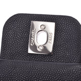 CHANEL シャネル ミニマトラッセ チェーンショルダーバッグ 黒 シルバー金具 レディース キャビアスキン ショルダーバッグ 新同 中古 銀蔵