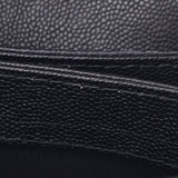 CHANEL シャネル ミニマトラッセ チェーンショルダーバッグ 黒 シルバー金具 レディース キャビアスキン ショルダーバッグ 新同 中古 銀蔵