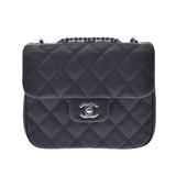 CHANEL シャネル ミニマトラッセ チェーンショルダーバッグ 黒 シルバー金具 レディース キャビアスキン ショルダーバッグ 新同 中古 銀蔵