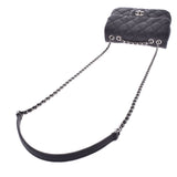 CHANEL シャネル ミニマトラッセ チェーンショルダーバッグ 黒 シルバー金具 レディース キャビアスキン ショルダーバッグ 新同 中古 銀蔵