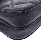 CHANEL シャネル ミニマトラッセ チェーンショルダーバッグ 黒 シルバー金具 レディース キャビアスキン ショルダーバッグ 新同 中古 銀蔵