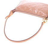 路易威登路易威登Verni玫瑰Verule m91575妇女的会标Verni配件袋b等级使用银股票