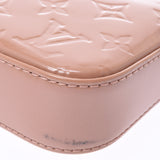 路易威登路易威登Verni玫瑰Verule m91575妇女的会标Verni配件袋b等级使用银股票