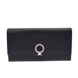 BVLGARI Burghali, two wallets, black silver, black silver, cash, cash, length, purse, purse, AB, AB, used, silver,