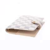 LOUIS VUITTON Louis Vuitton Damier Azur Agenda PM White R20706 Unisex Damier Zulu Canvas Notebook Cover B Rank Used Ginzo