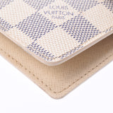 LOUIS VUITTON Louis Vuitton Damier Azur Agenda PM White R20706 Unisex Damier Zulu Canvas Notebook Cover B Rank Used Ginzo