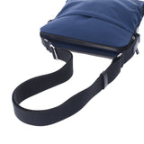 TUMI Tumi navy blue men's nylon/leather shoulder bag AB rank used Ginzo