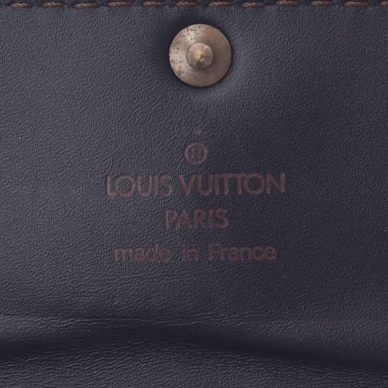 LOUIS VUITTON ルイヴィトン ユタ 6連キーケース ダークブラウン M95539 ユニセックス レザー キーケース ABランク 中古 銀蔵