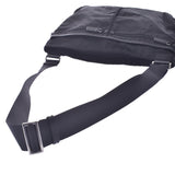PRADA Prada black VA0219 unisex nylon shoulder bag B rank used silver stock