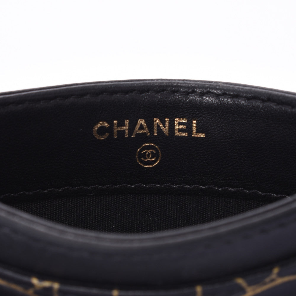 シャネルカメリア 黒 レディース カードケース CHANEL 中古 – 銀蔵