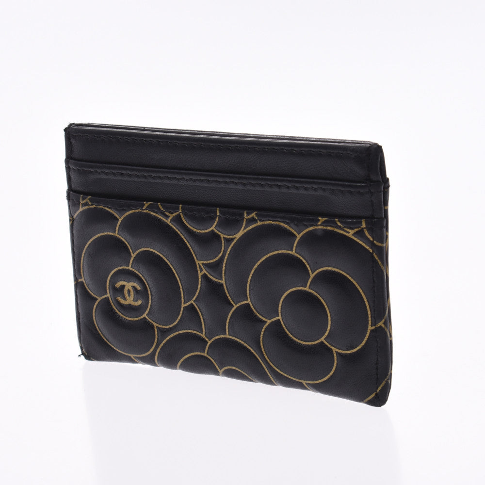 CHANEL ノベルティカメリア カードケース シャネルカメリア 黒 レディース カードケース CHANEL 中古 – 銀蔵