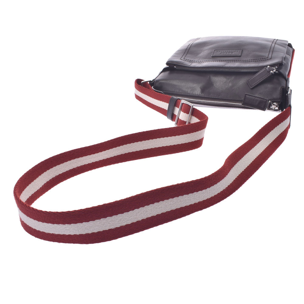 バリー ダークブラウン メンズ ショルダーバッグ BALLY 中古