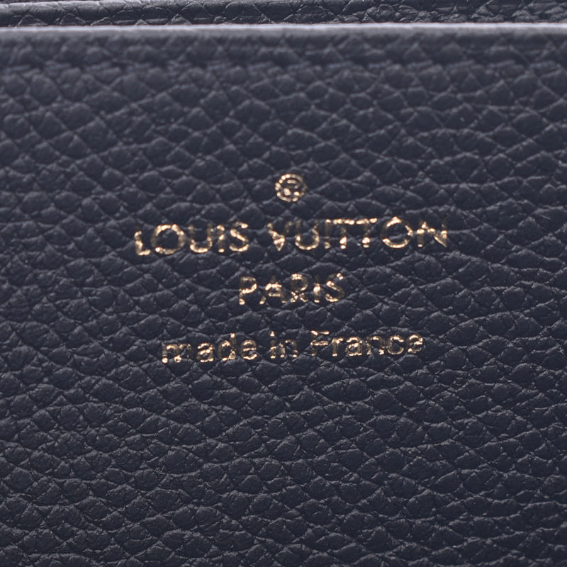 LOUIS VUITTON Ruiviton monogram, amplant, and black wallet noir (black), M61864, length, wallet, wallet, new, used silver.