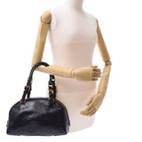 PRADA Prada Black Gold Breakfitting BR3107 Women's Curf Handbag A-Rank Used Silgrin